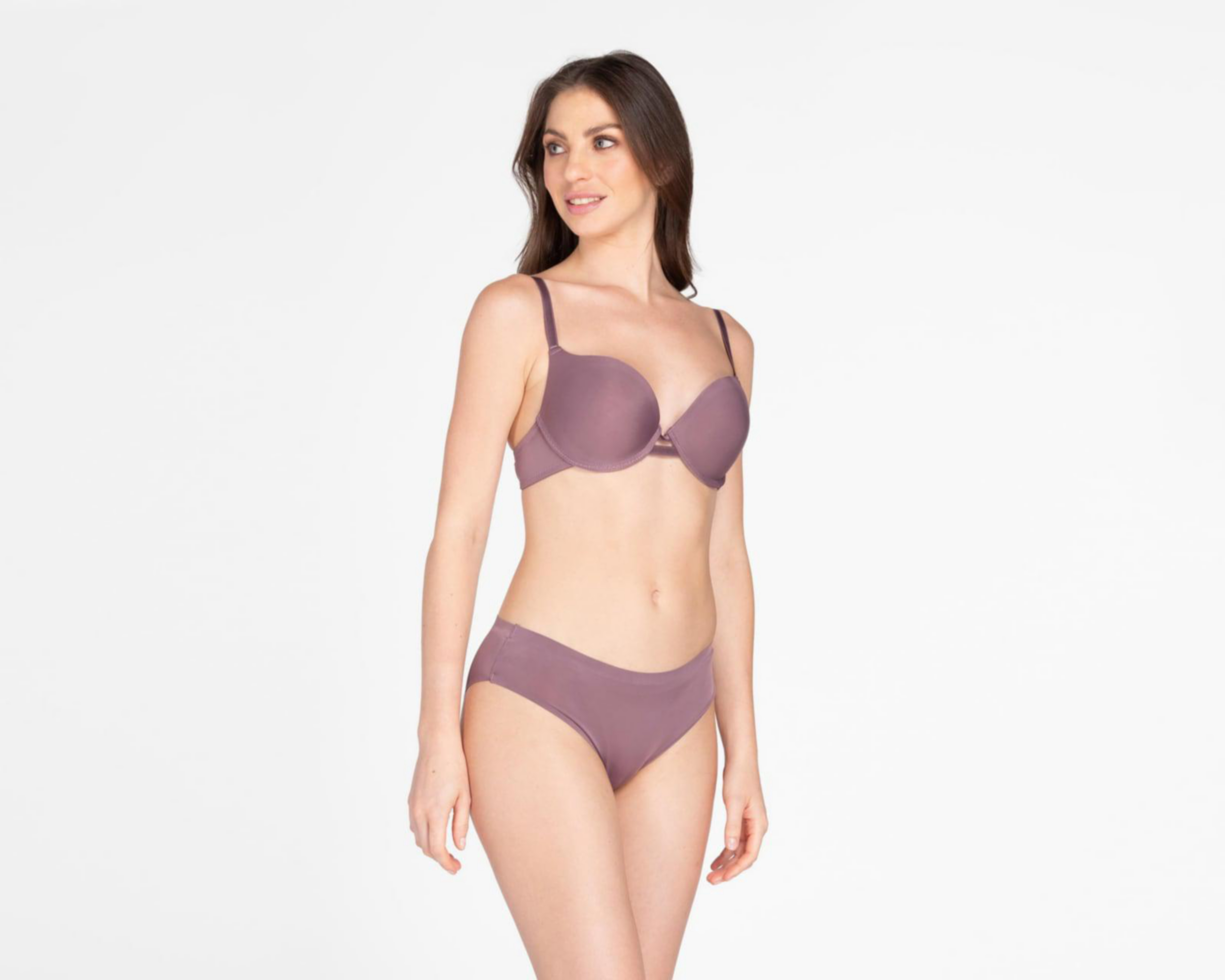 Foto 1 | Coordinado de Microfibra Carnival Copa Completa para Mujer 2 Pack