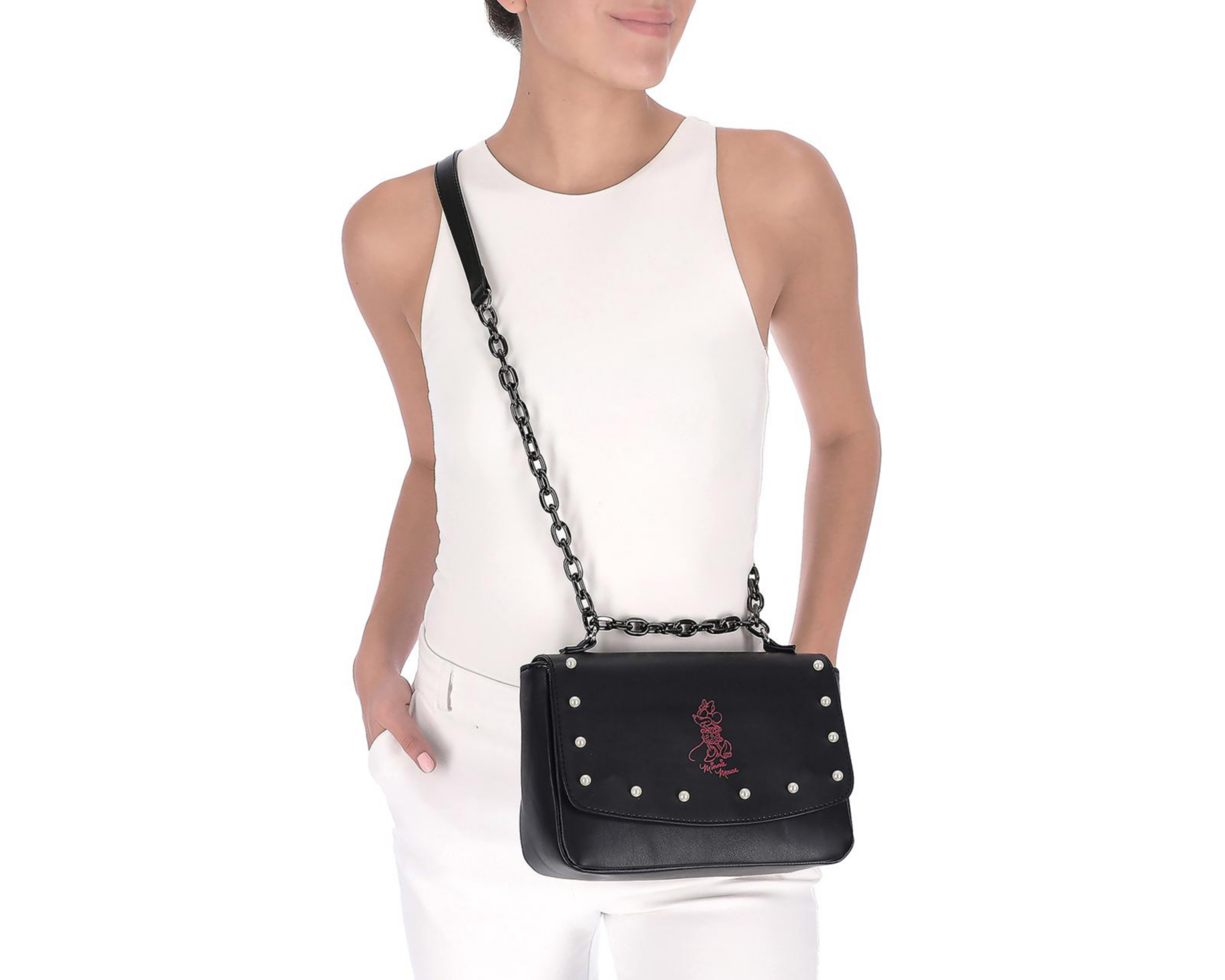 Foto 6 pulgar | Bolsa Cruzada W Capsule Disney Minnie Mouse