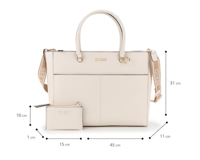 Foto 6 | Bolsa de Hombro Guess Pennywise Carryall con Monedero