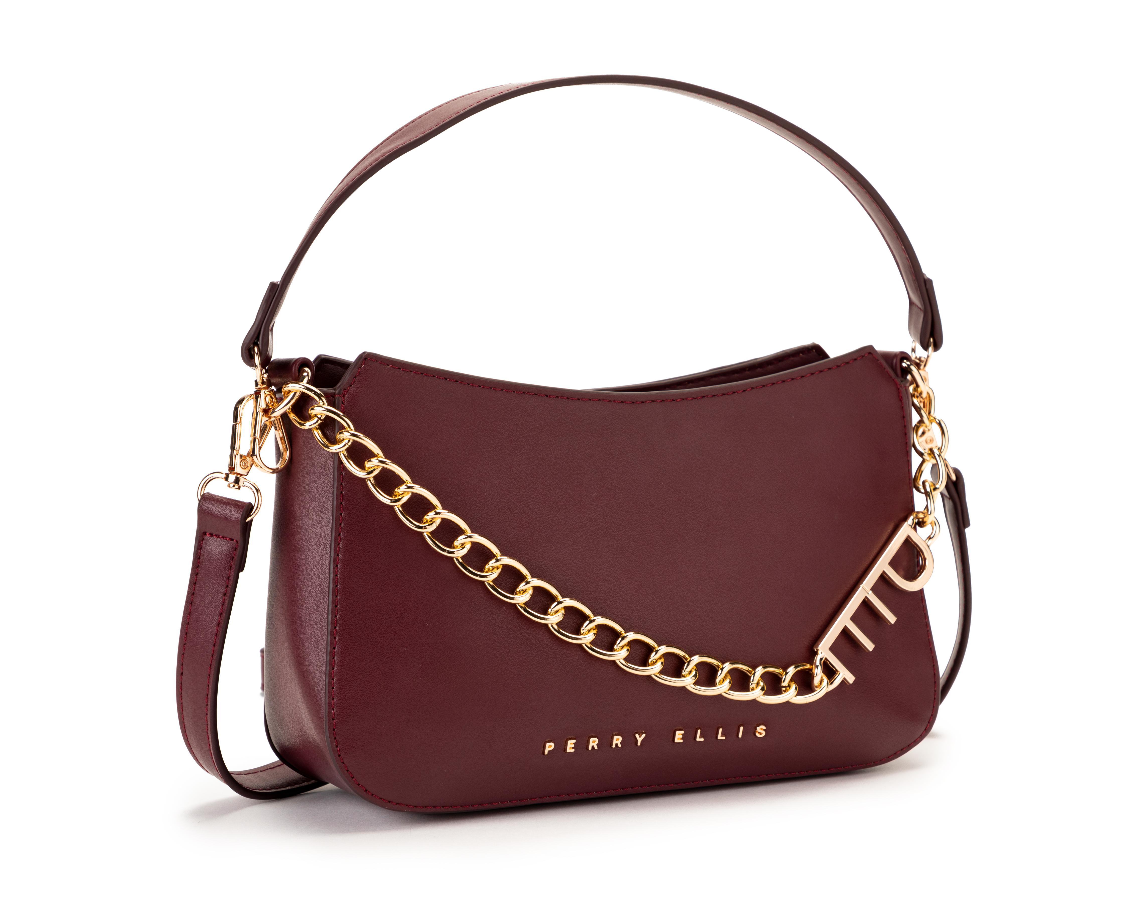 Foto 2 | Bolsa Cruzada Perry Ellis