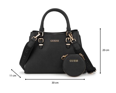 Foto 6 | Bolsa de Hombro Guess Aegnus Satchel con Monedero