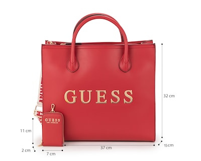 Foto 6 | Bolsa de Hombro Guess con Monedero