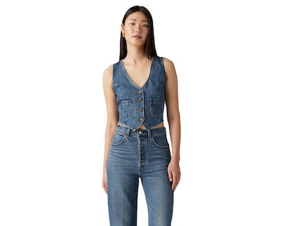 Foto 1 | Chaleco de Mezclilla con Botones Levi's para Mujer