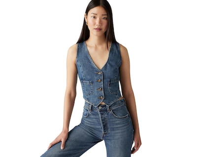 Foto 3 | Chaleco de Mezclilla con Botones Levi's para Mujer