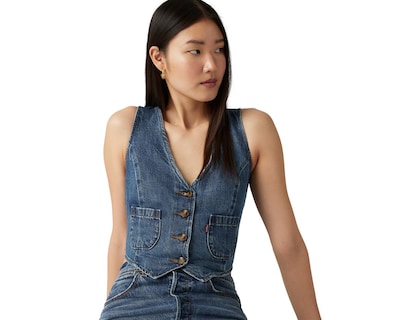 Foto 4 | Chaleco de Mezclilla con Botones Levi's para Mujer