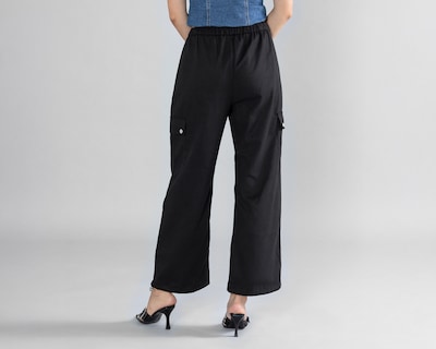 Foto 3 | Pantalón Cargo Strona Negro para Mujer