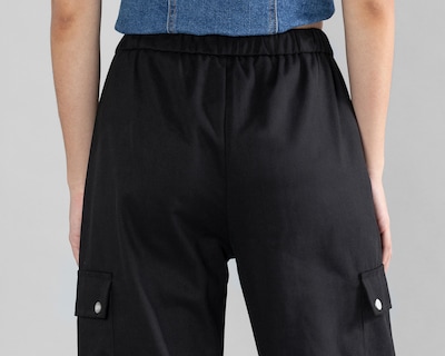 Foto 5 | Pantalón Cargo Strona Negro para Mujer