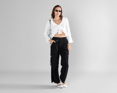 Foto 1 | Pantalón Cargo Strona Negro para Mujer