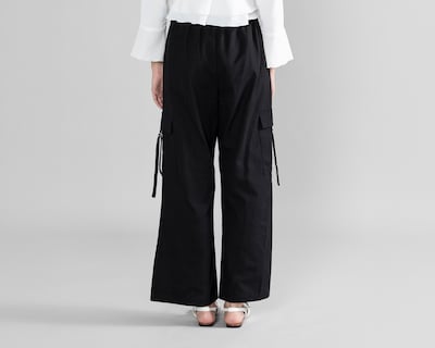 Foto 3 | Pantalón Cargo Strona Negro para Mujer