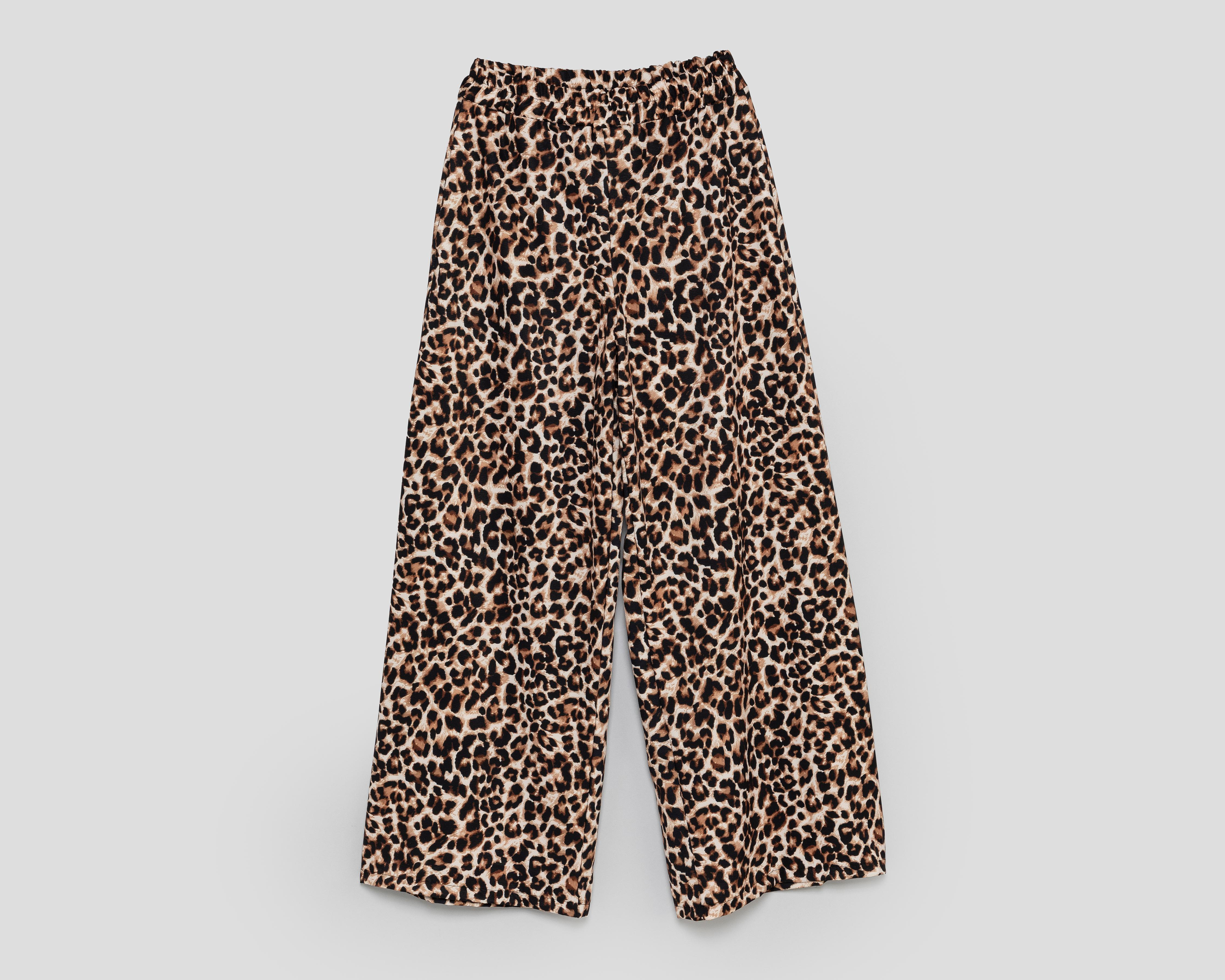 Foto 2 pulgar | Pantalón Ancho Strona Animal Print para Mujer
