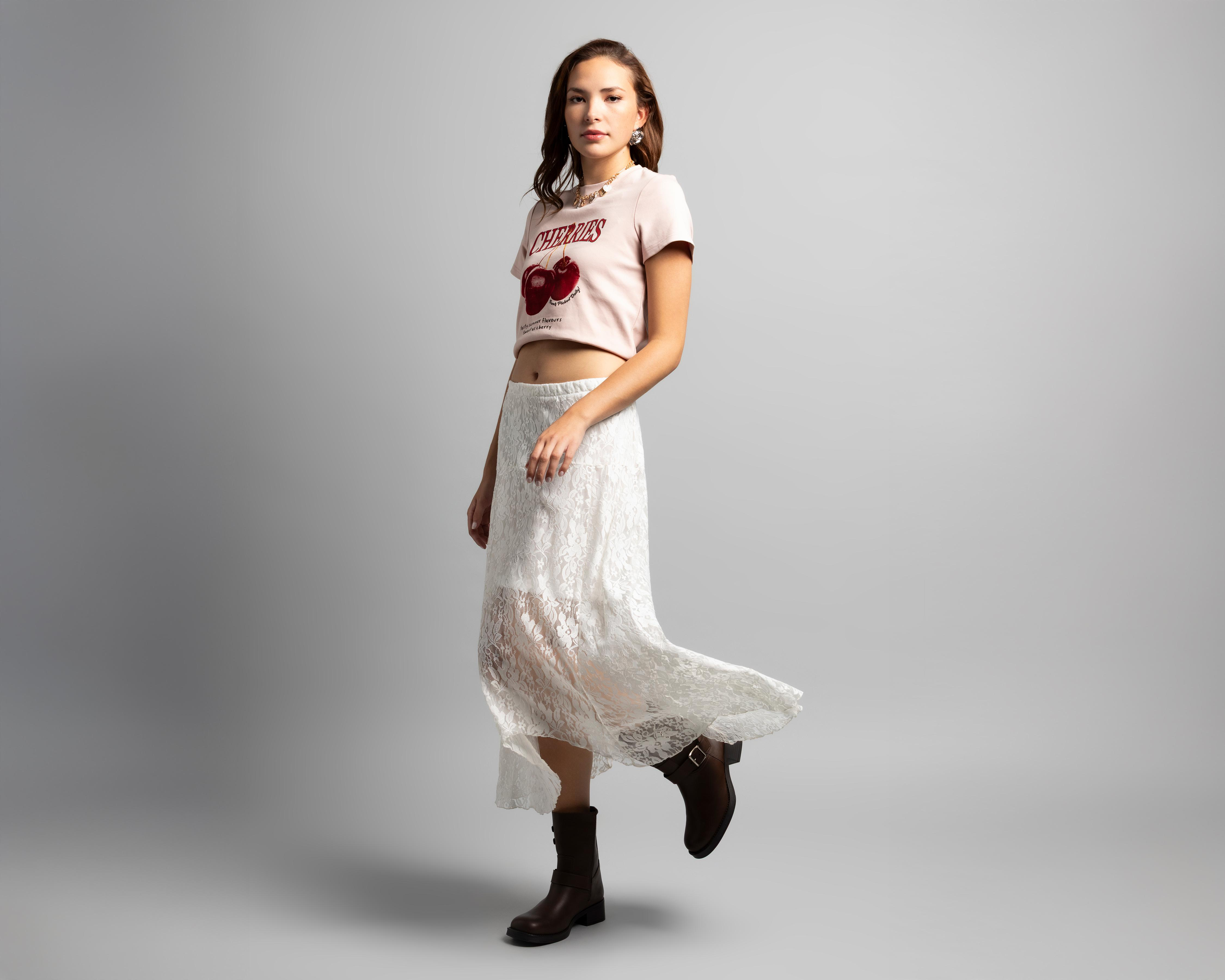 Playera Manga Corta Strona para Mujer