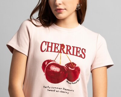 Foto 4 | Playera Manga Corta Strona para Mujer