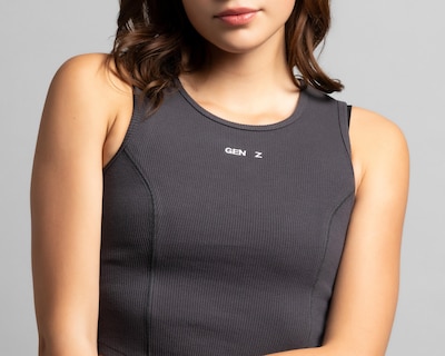 Foto 4 | Playera Gris Strona para Mujer