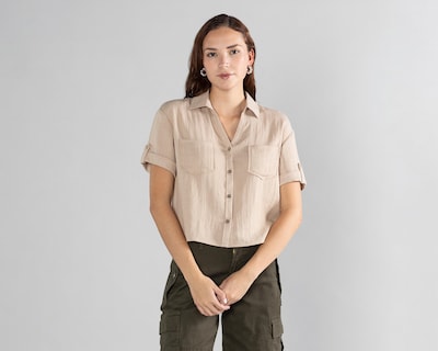 Foto 2 | Blusa Manga Corta Strona para Mujer