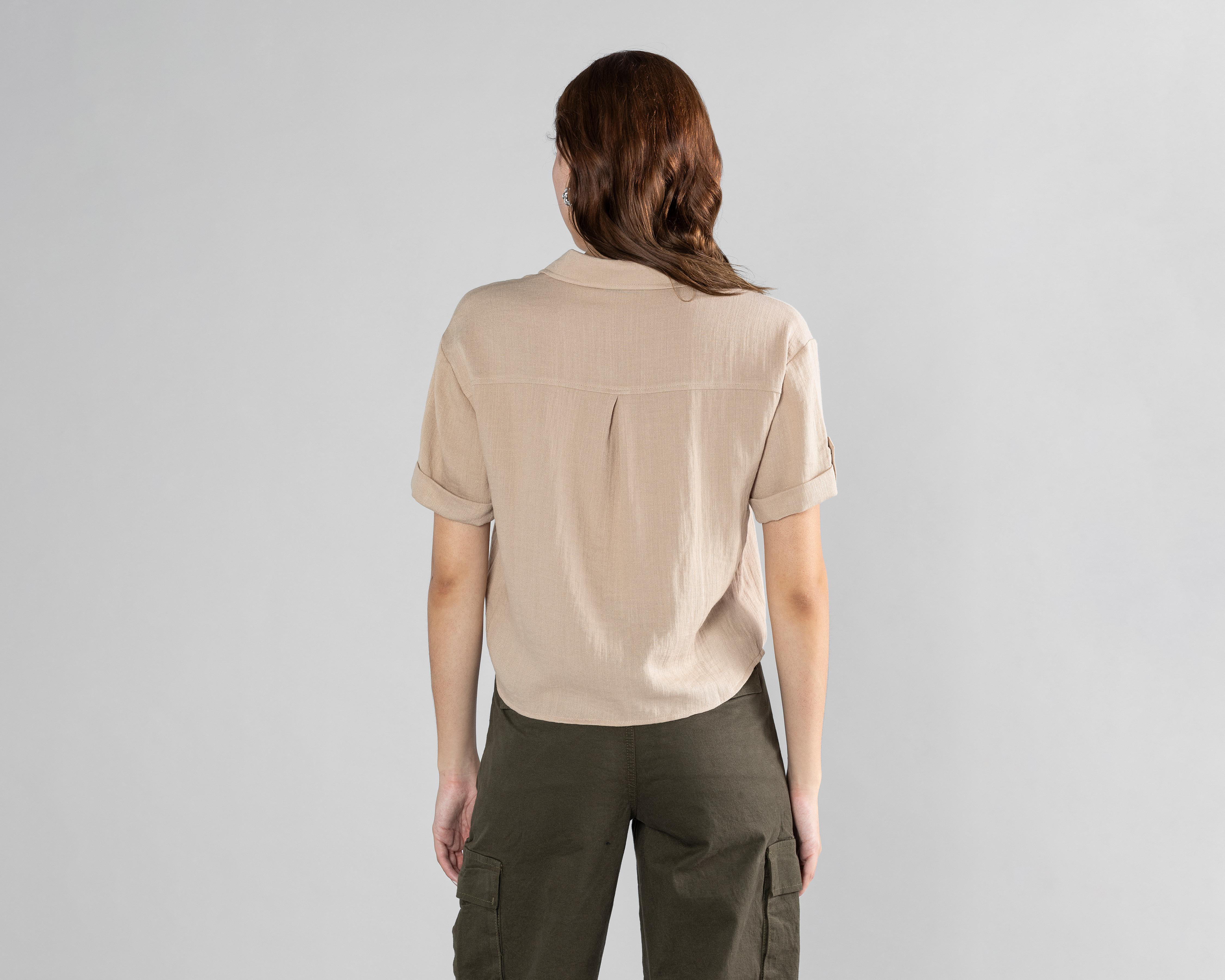 Foto 4 pulgar | Blusa Manga Corta Strona para Mujer