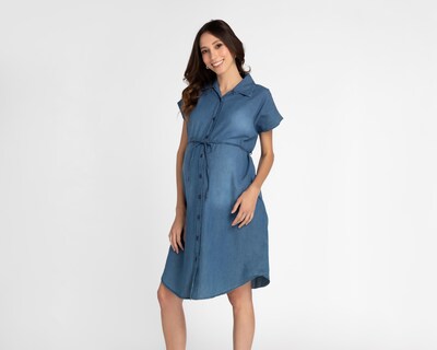 Foto 1 | Vestido de Maternidad Mamá Bella Manga Corta