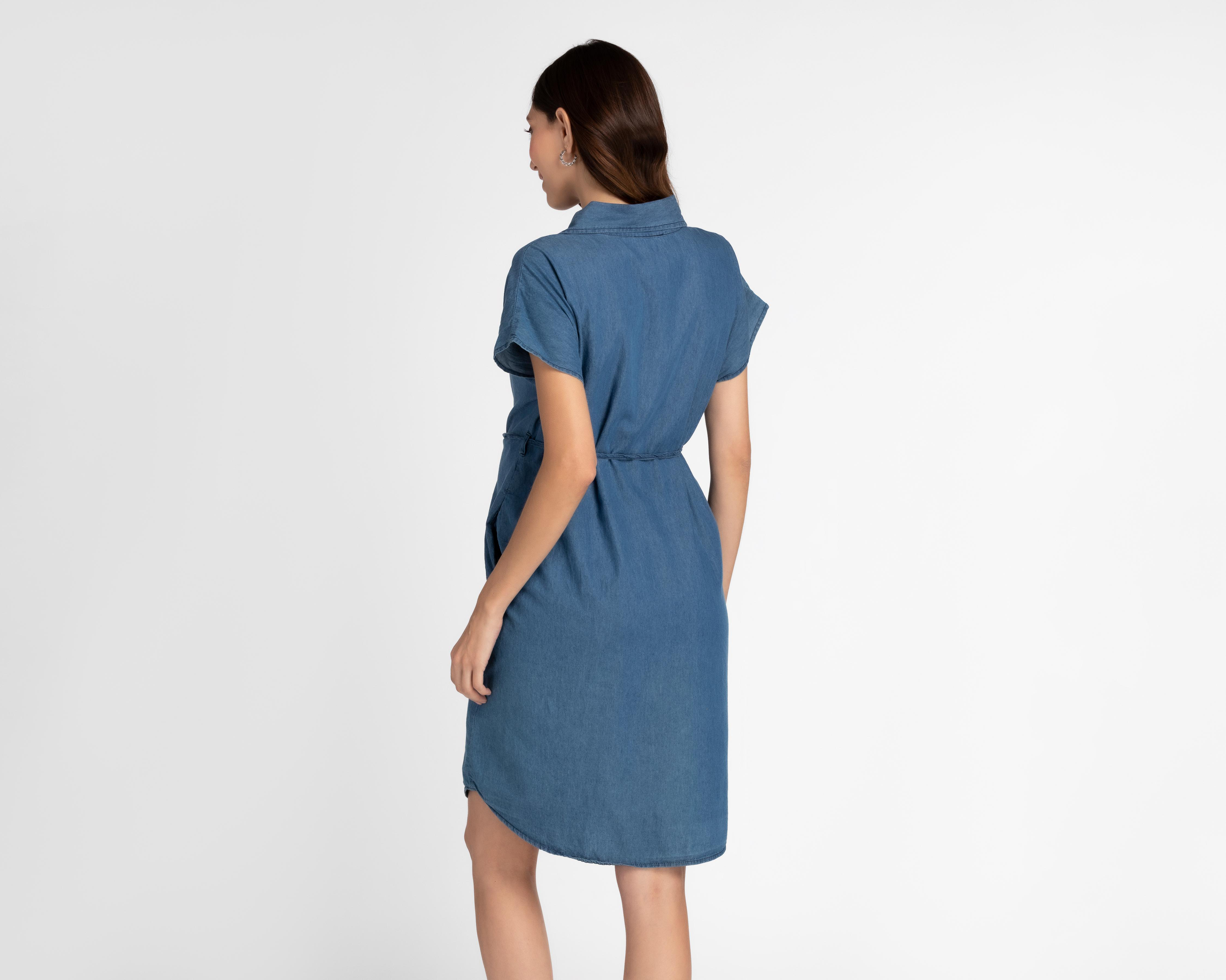 Foto 4 pulgar | Vestido de Maternidad Mamá Bella Manga Corta