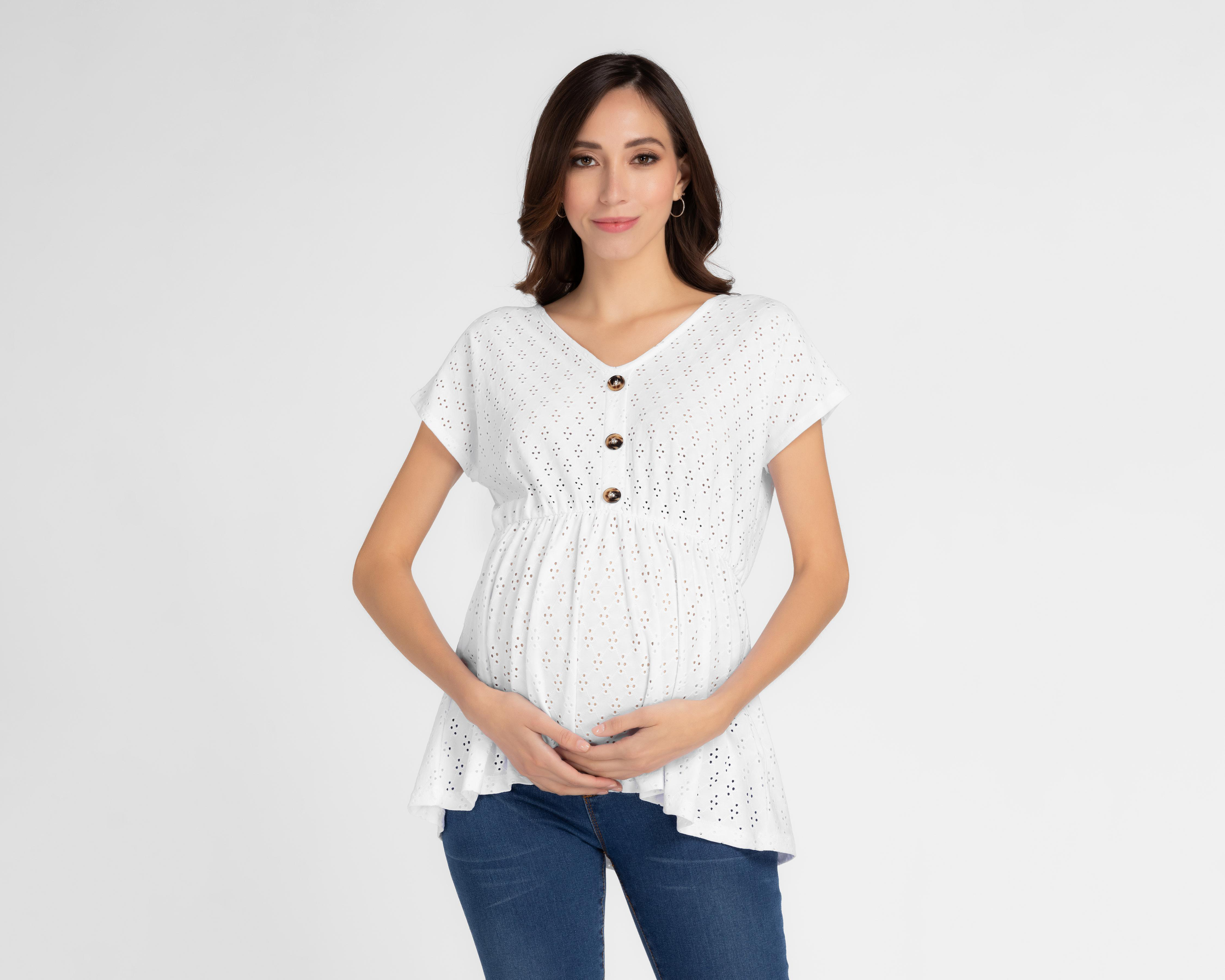 Foto 1 | Playera de Maternidad Mamá Bella Manga Corta
