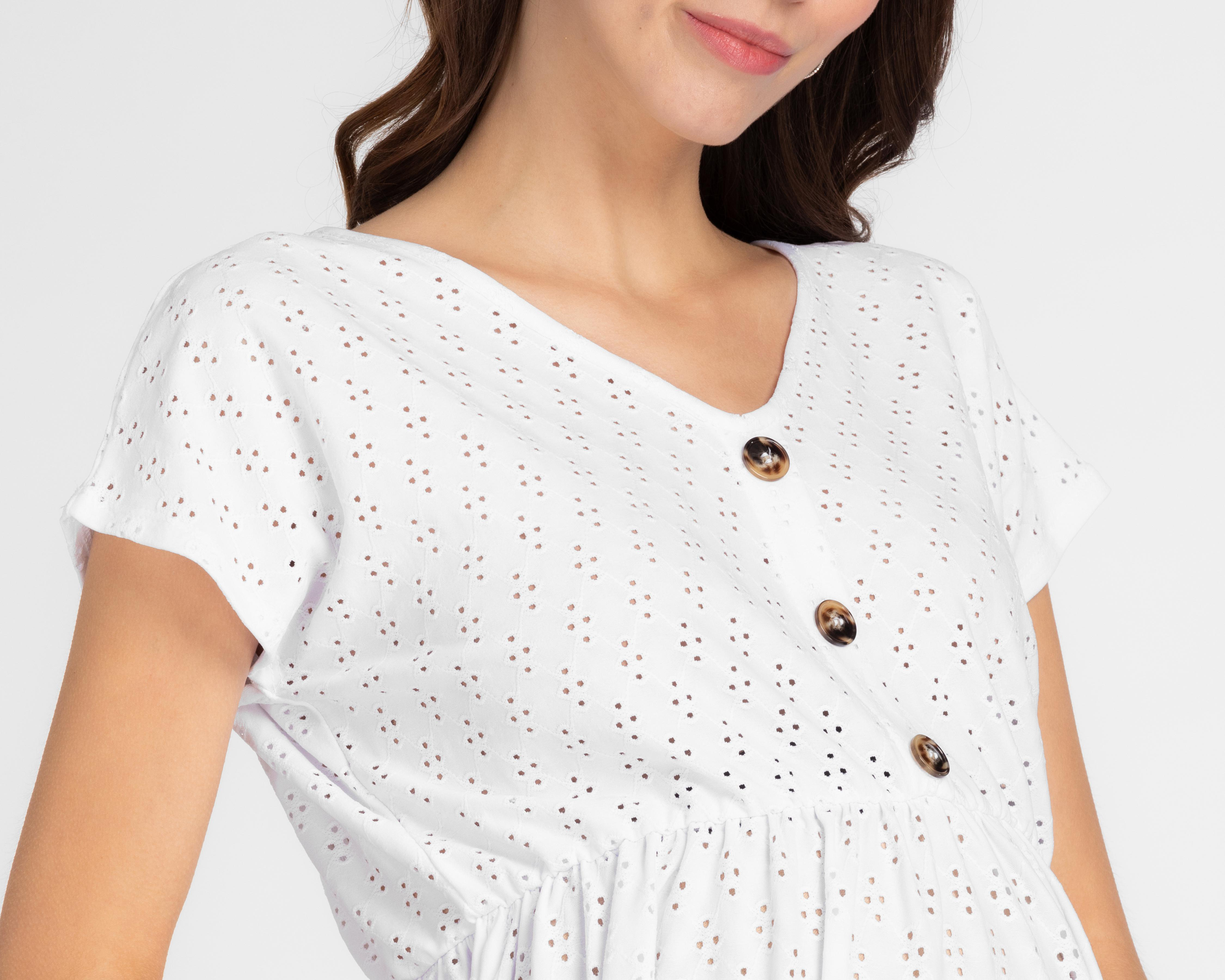 Foto 5 pulgar | Playera de Maternidad Mamá Bella Manga Corta