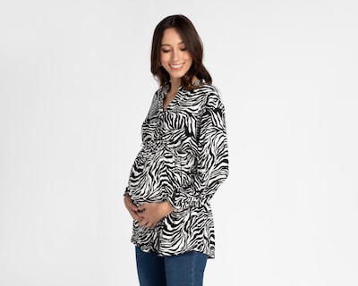 Foto 1 | Blusa de Maternidad Mamá Bella Manga Larga