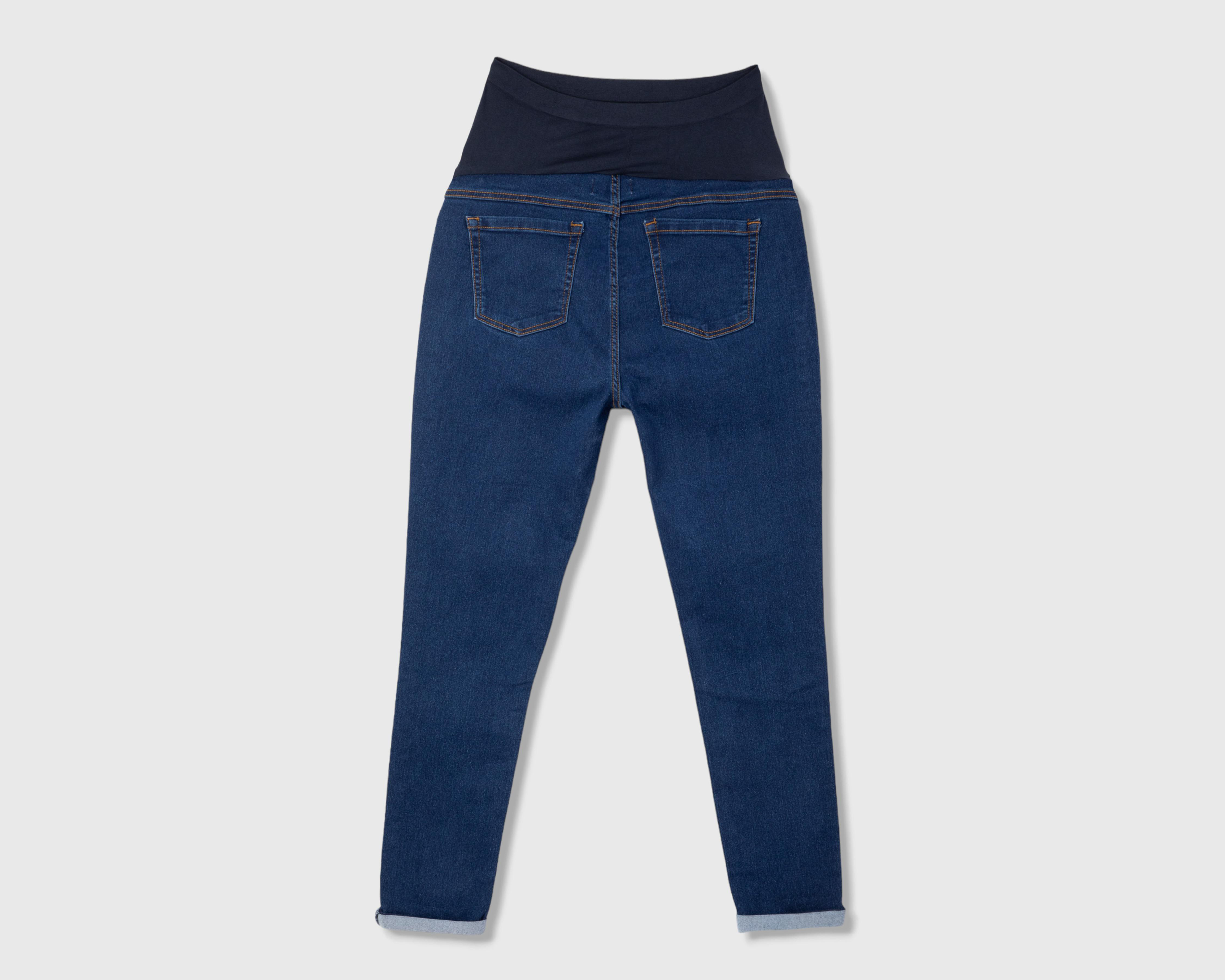 Foto 2 | Pantalón de Maternidad Mamá Bella Azul