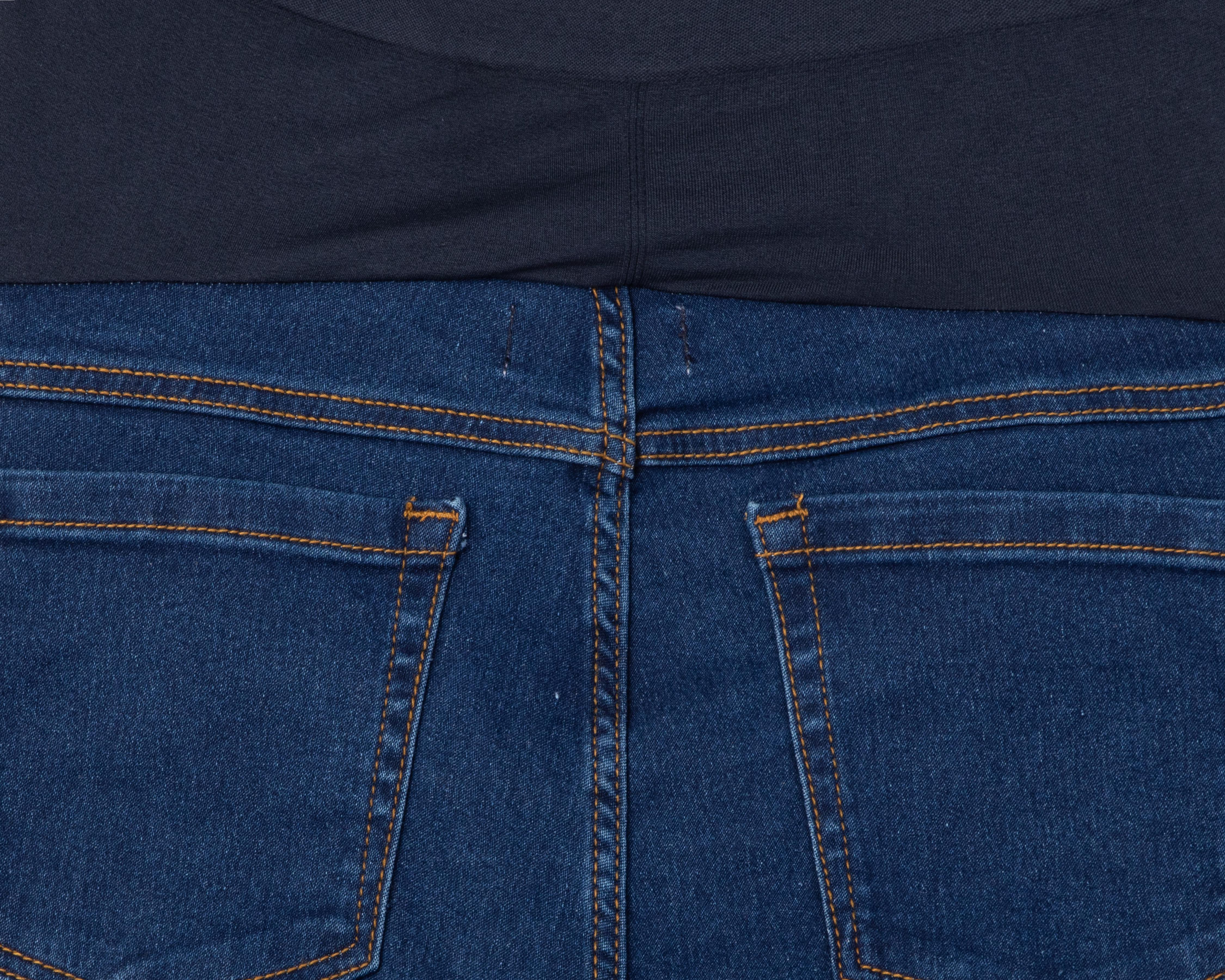 Foto 4 pulgar | Pantalón de Maternidad Mamá Bella Azul