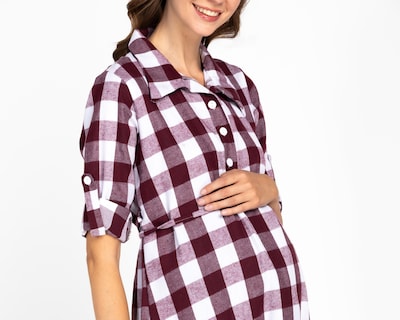 Foto 5 | Vestido de Maternidad Mam Maternity Estampado
