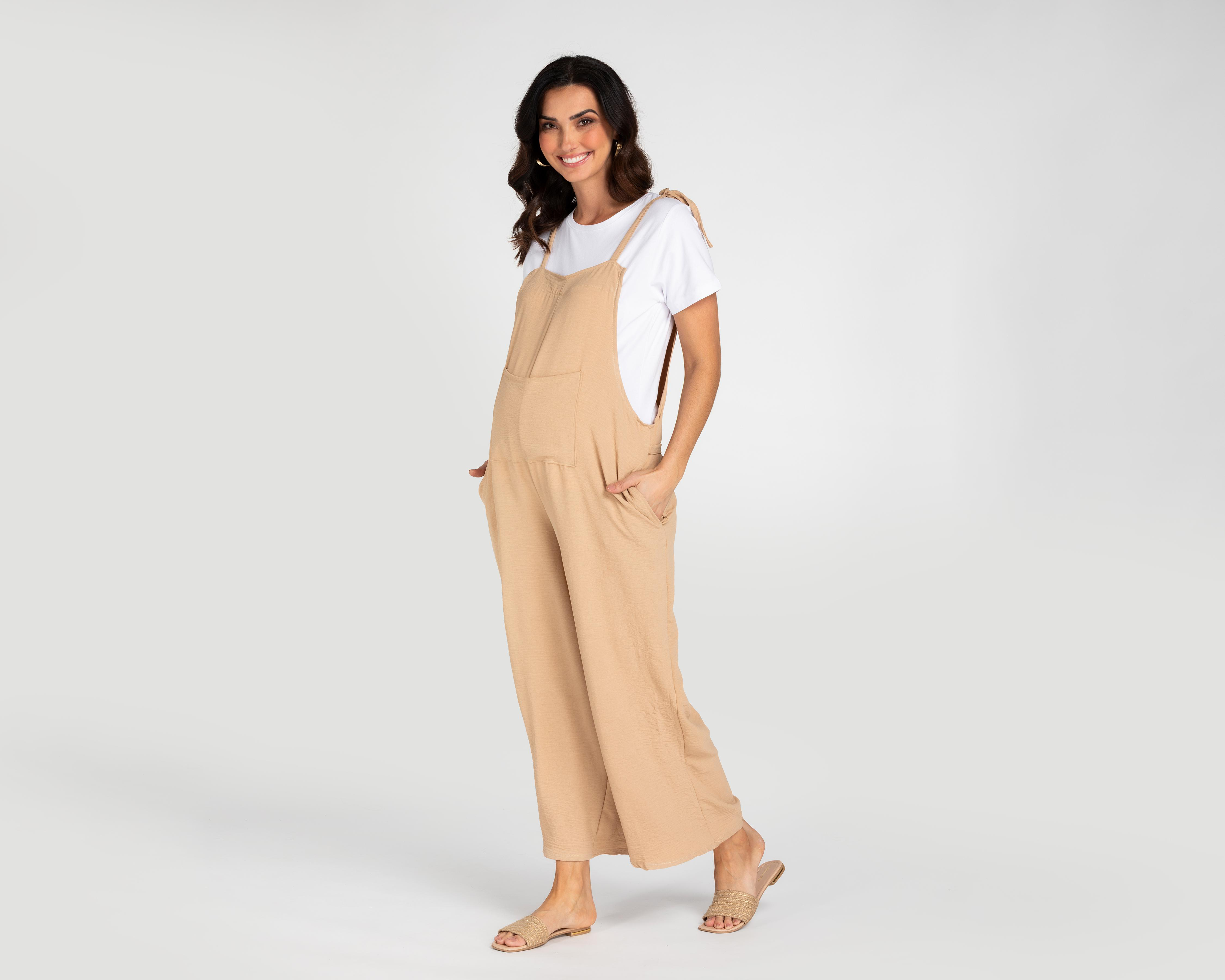 Jumper de Maternidad Mam Maternity Beige con Tirantes