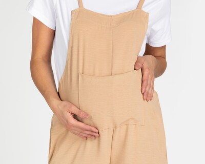 Foto 4 | Jumper de Maternidad Mam Maternity Beige con Tirantes