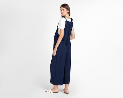 Foto 3 | Jumper de Maternidad Mam Maternity Azul con Tirantes