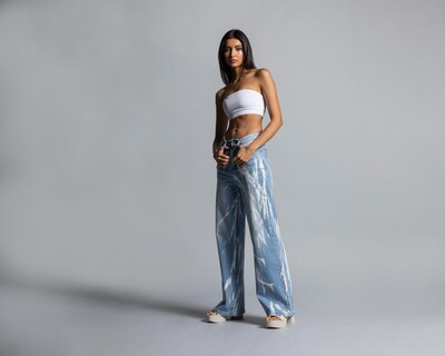 Foto 3 | Jeans Straight Thinner para Mujer