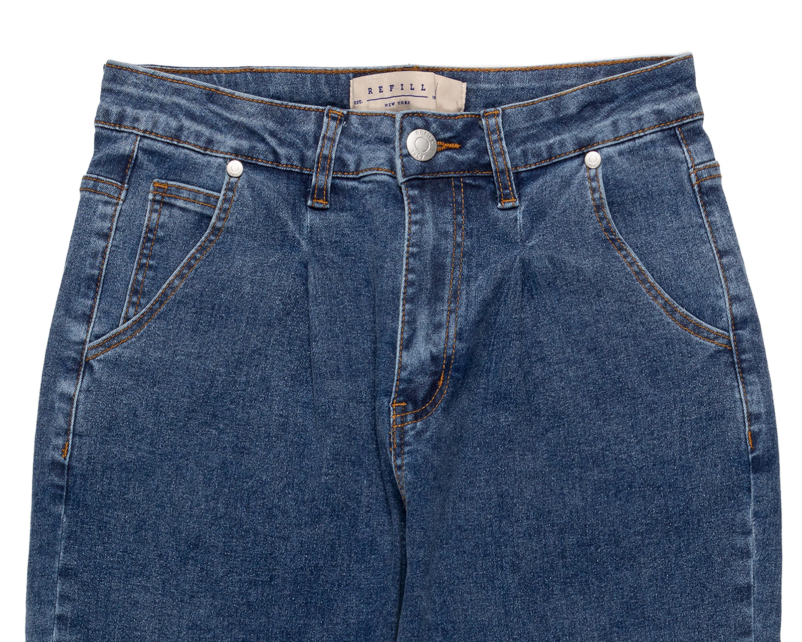 Foto 4 pulgar | Jeans Refill Mom Deslavados