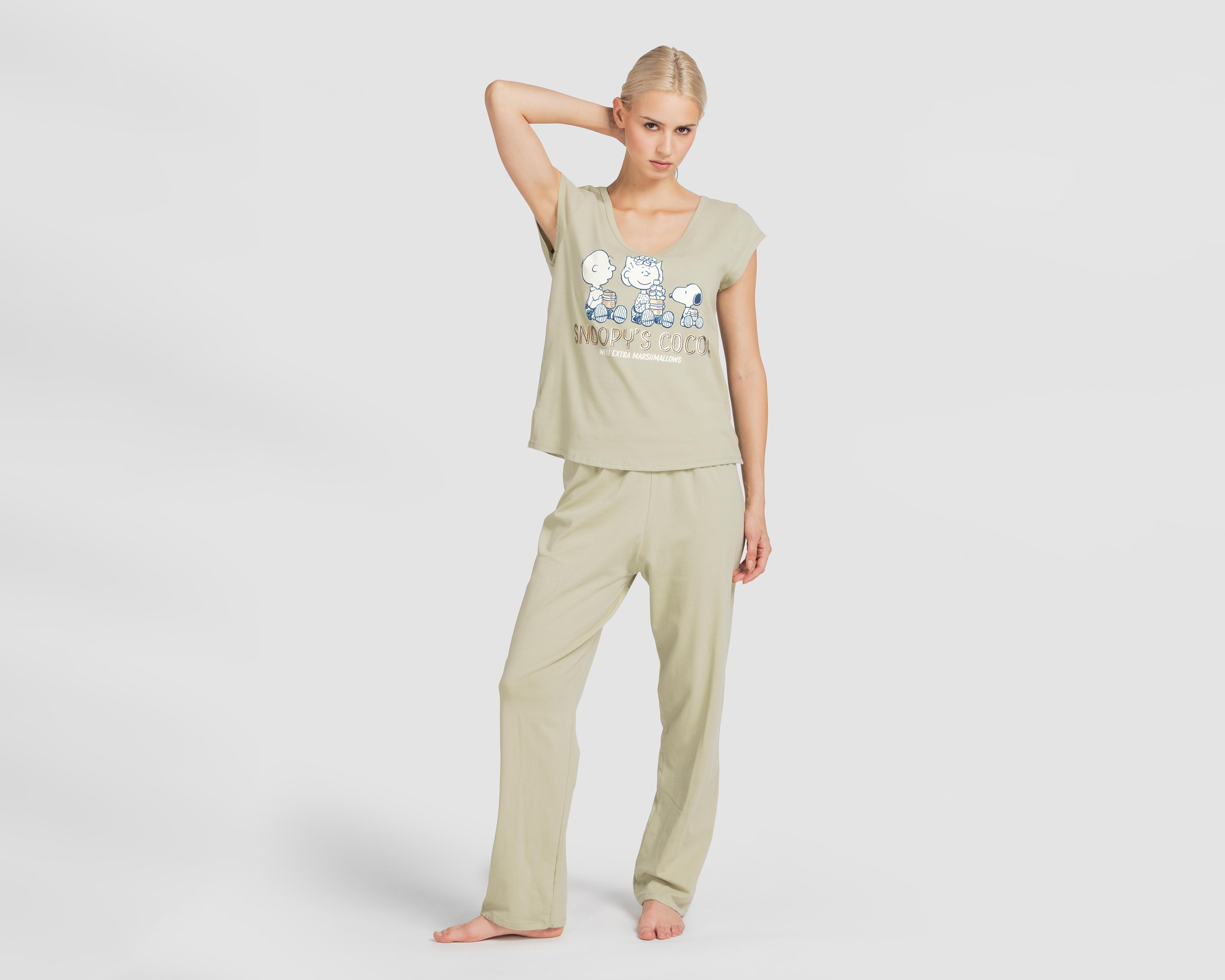 Pijama Peanuts para Mujer 2 Piezas $419