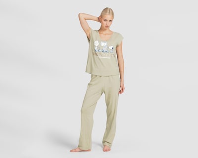 Foto 1 | Pijama Peanuts para Mujer 2 Piezas