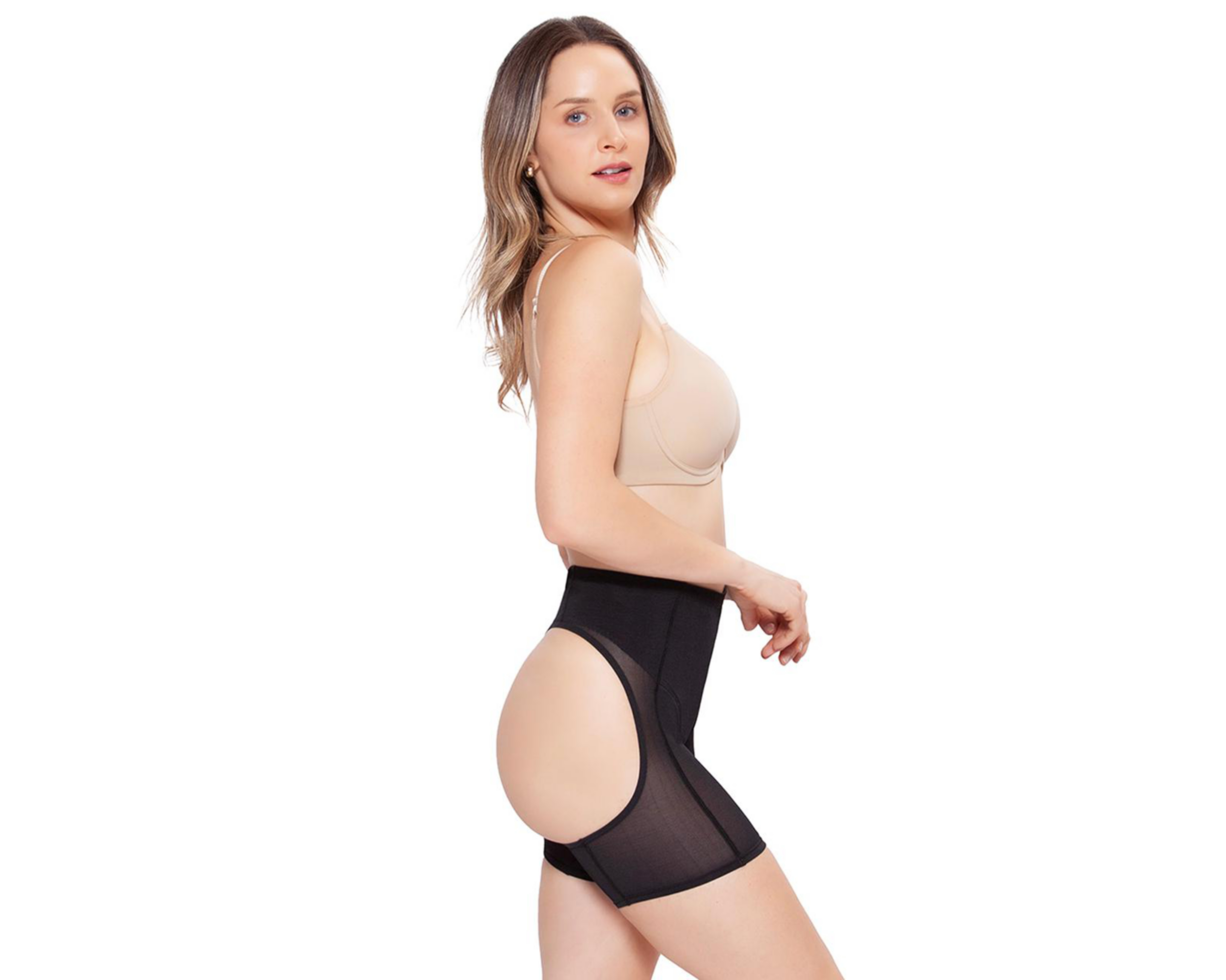 Foto 2 | Bóxer Control Lyssette Negro para Mujer