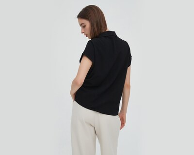 Foto 2 | Blusa Sahara Casual de Cuello Americano con Botones