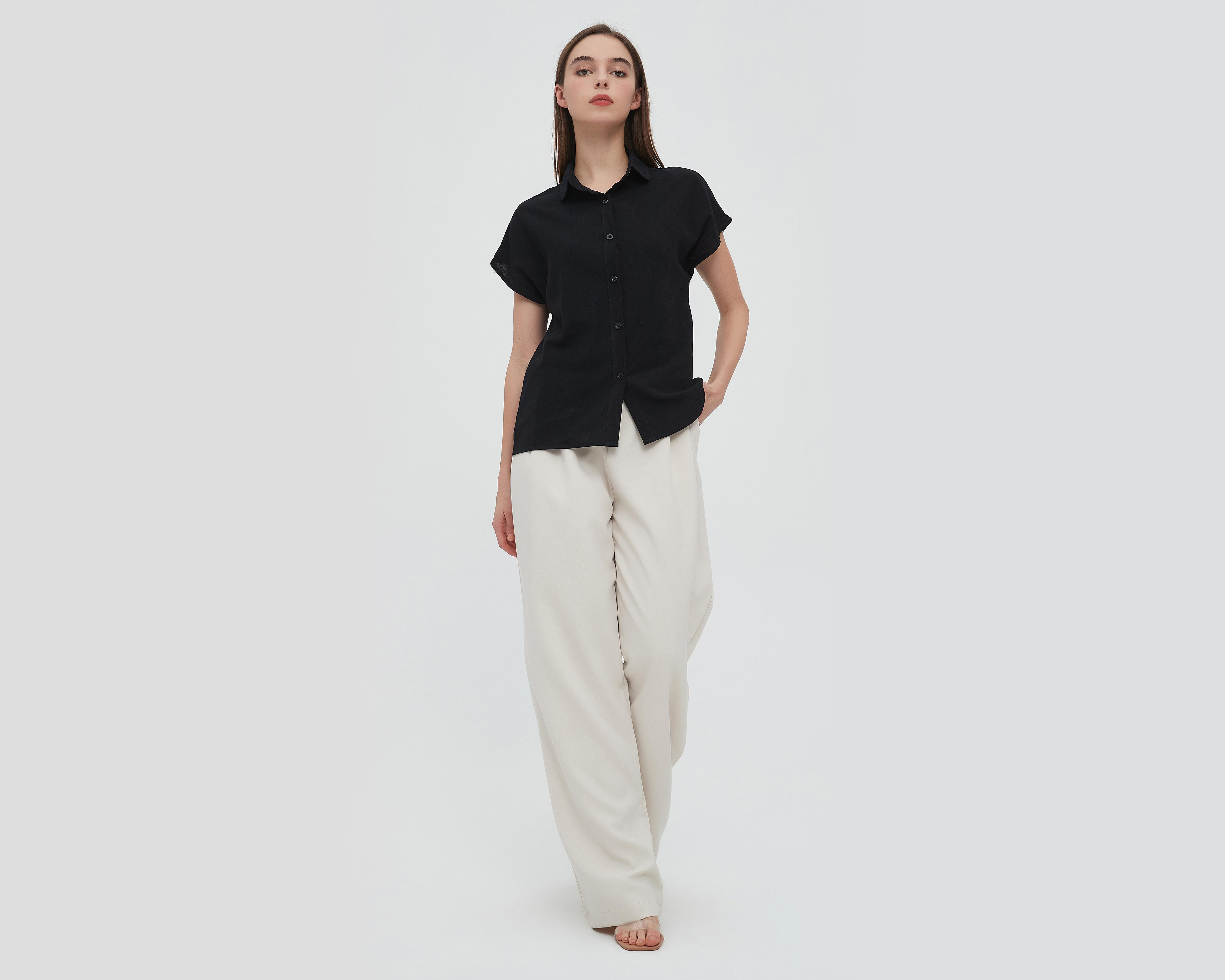 Foto 4 | Blusa Sahara Casual de Cuello Americano con Botones