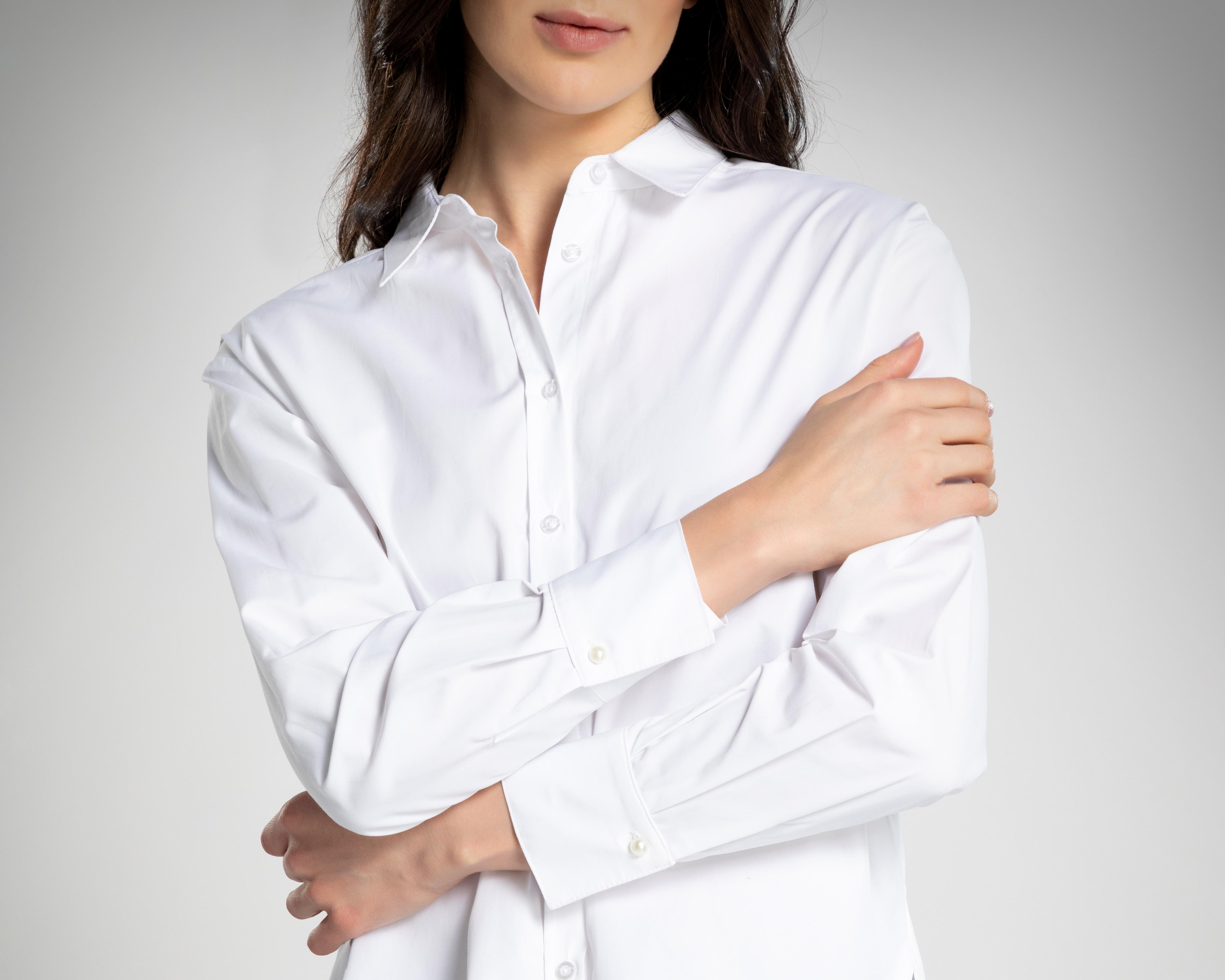 Foto 5 pulgar | Blusa Thinner Manga Larga con Botones