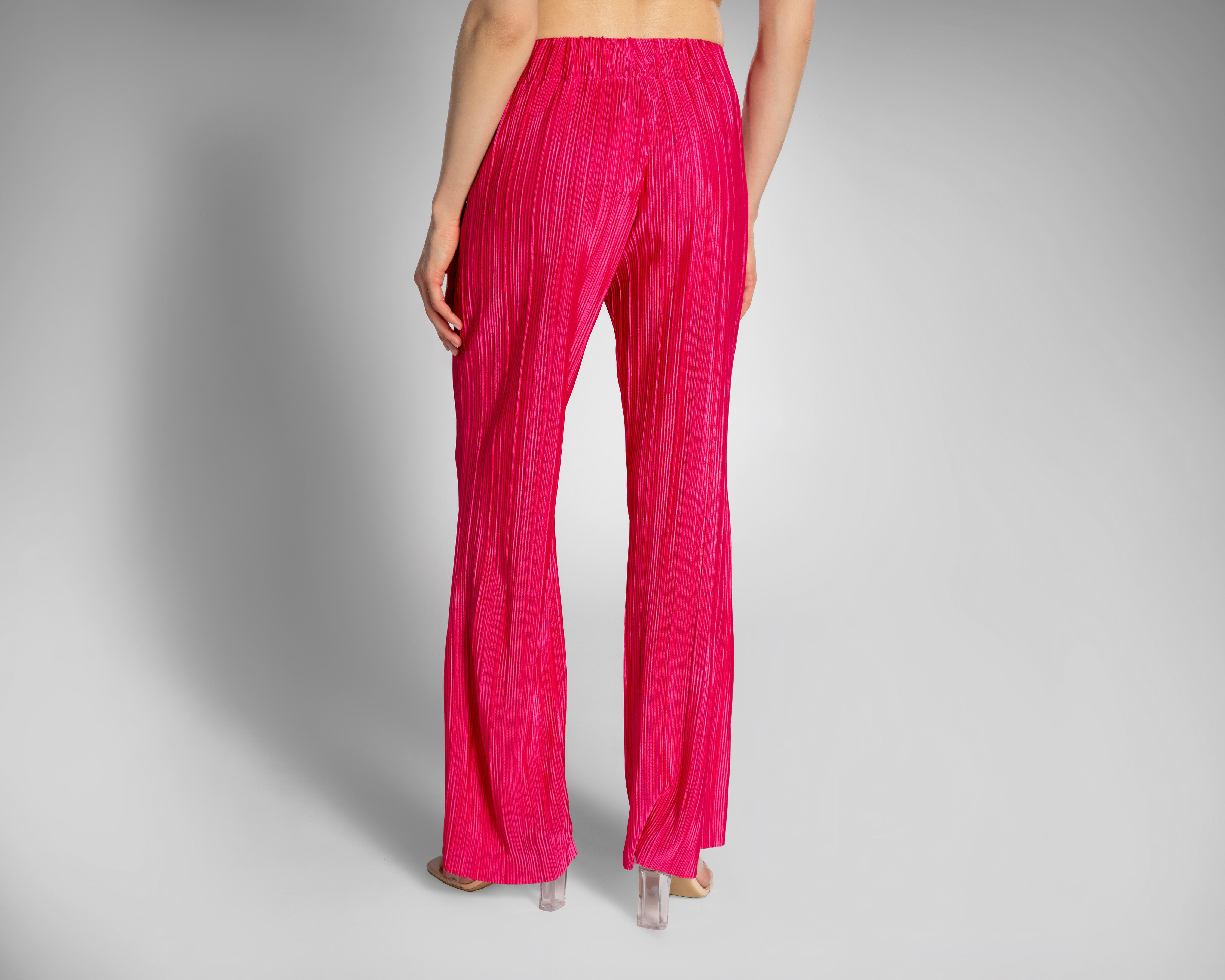 Foto 3 | Pantalón Ancho Thinner Plisado
