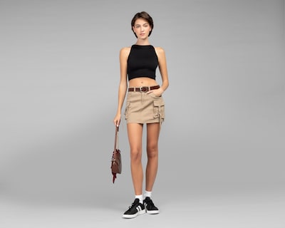 Foto 1 | Falda Mini Strona con Bolsas Laterales