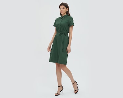 Foto 2 | Vestido Sahara Casual de Cuello Americano con Botones