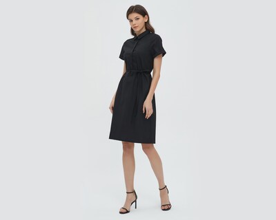 Foto 2 | Vestido Sahara Casual de Cuello Americano con Botones