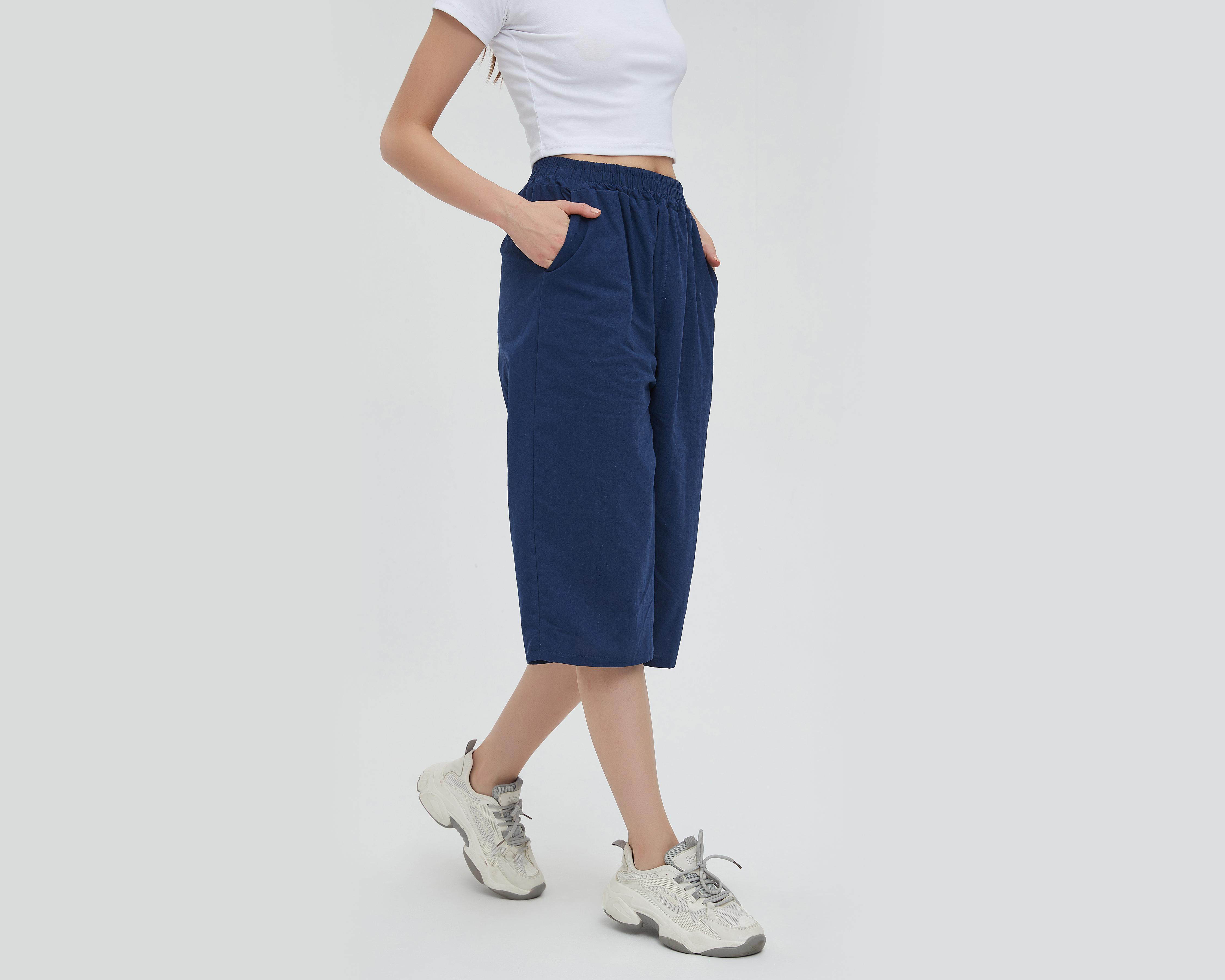 Foto 1 | Pantalón Ancho Sahara de Lino