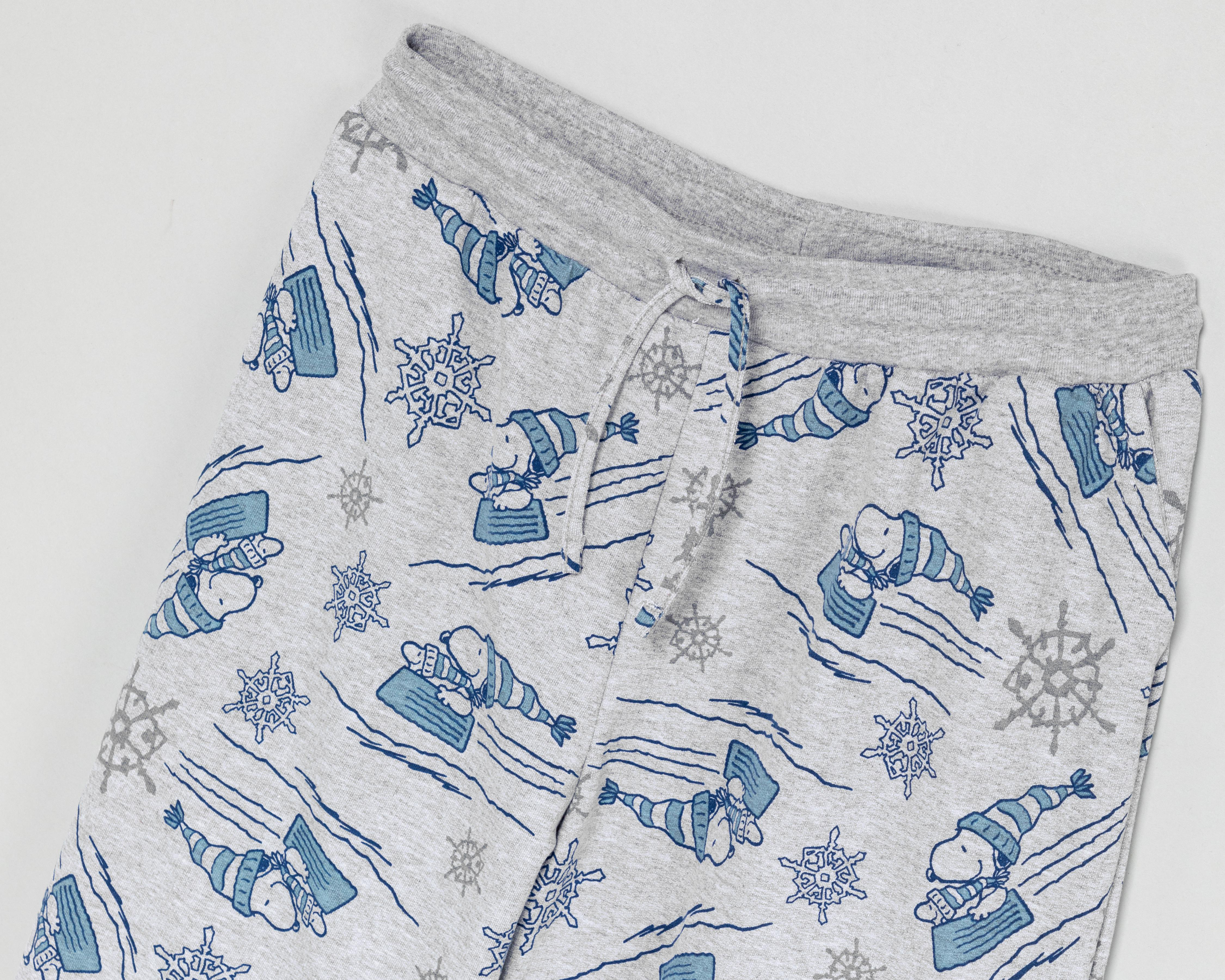 Foto 4 | Pijama de Algodón Peanuts para Mujer 2 Piezas