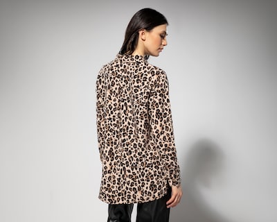 Foto 3 | Blusa Thinner Manga Larga Animal Print