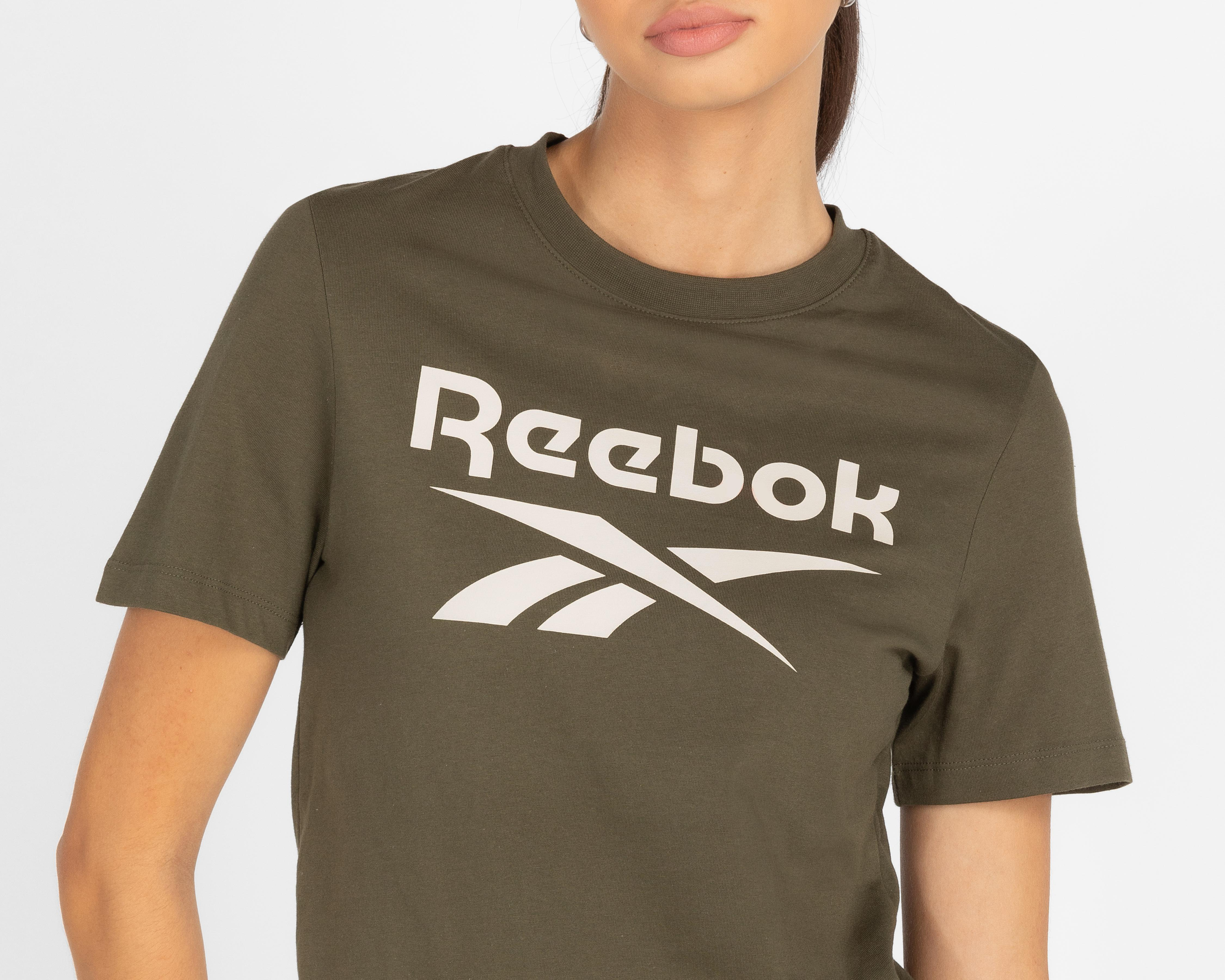 Foto 5 pulgar | Playera Reebok Manga Corta con Estampado