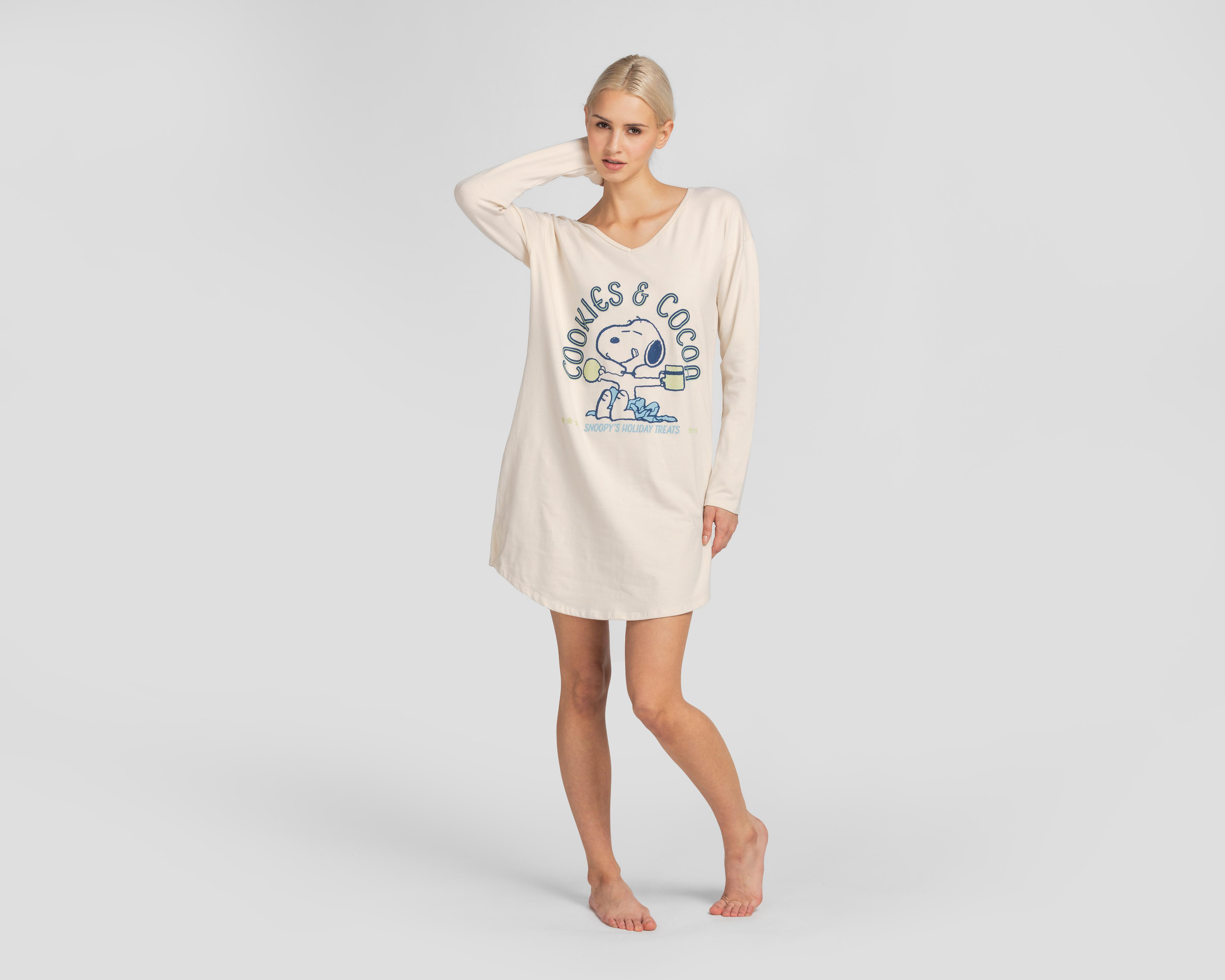 Foto 1 | Camisón Peanuts para Mujer