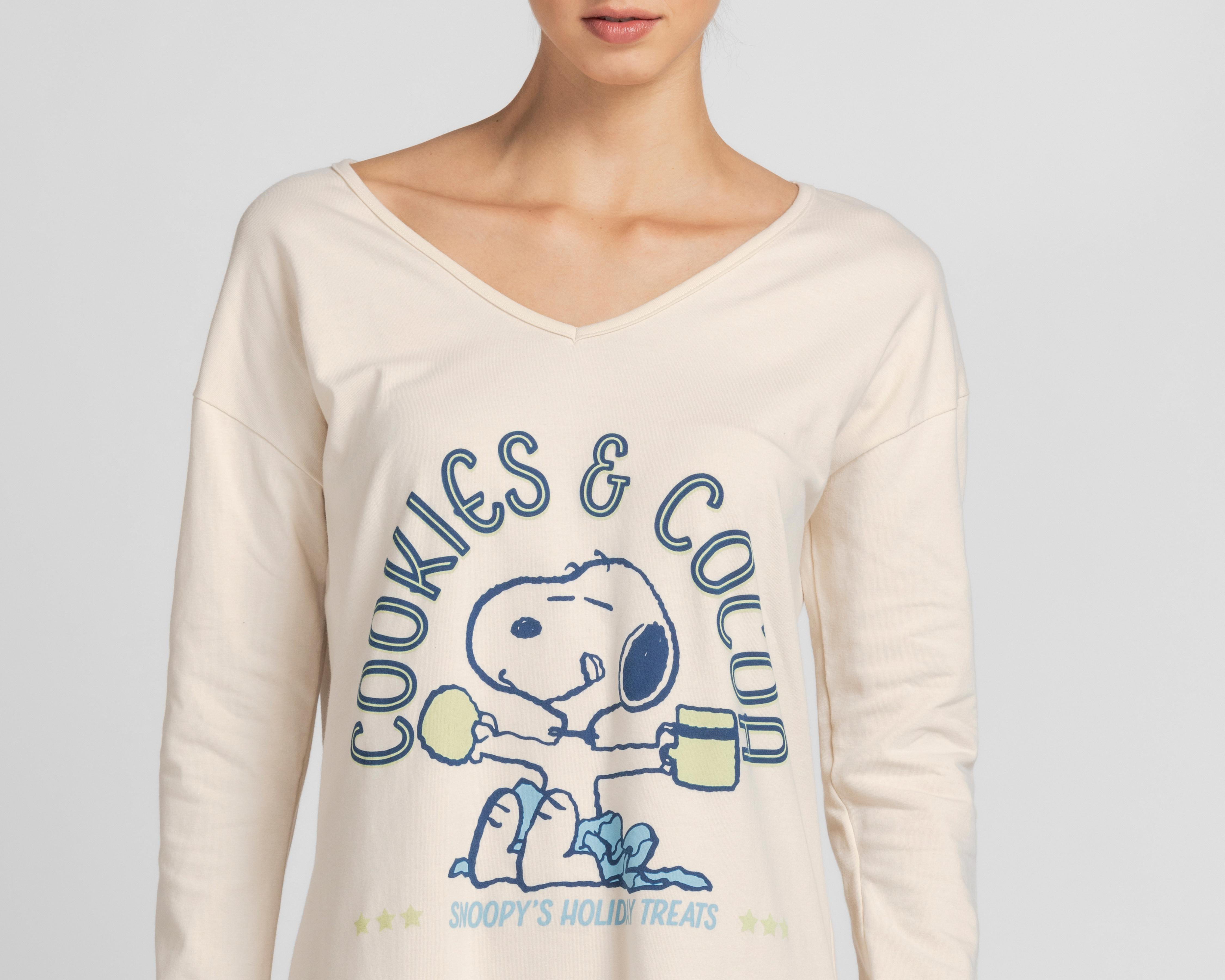 Foto 5 pulgar | Camisón Peanuts para Mujer