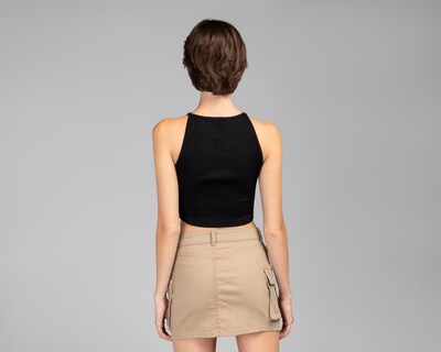 Foto 3 | Playera Strona Negra para Mujer