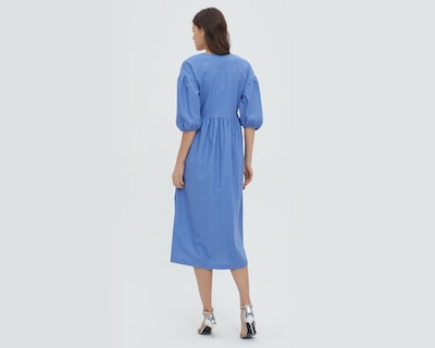 Foto 5 | Vestido Casual Sahara Azul Midi